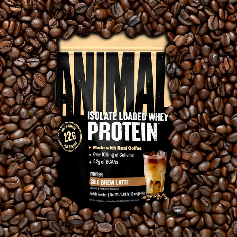 Animal Isolate Loaded Whey Cold Brew Latte Protein