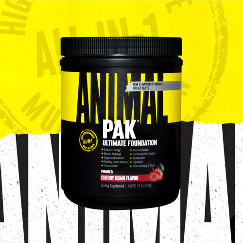 Animal Pak Multivitamin Powder cherry bomb flavor