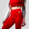 Animal Women's Performance Red Leggings