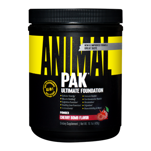 Animal Pak Multivitamin Powder cherry bomb flavor